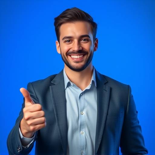 Un homme utilisant un langage corporel positif et confiant lors d'une présentation